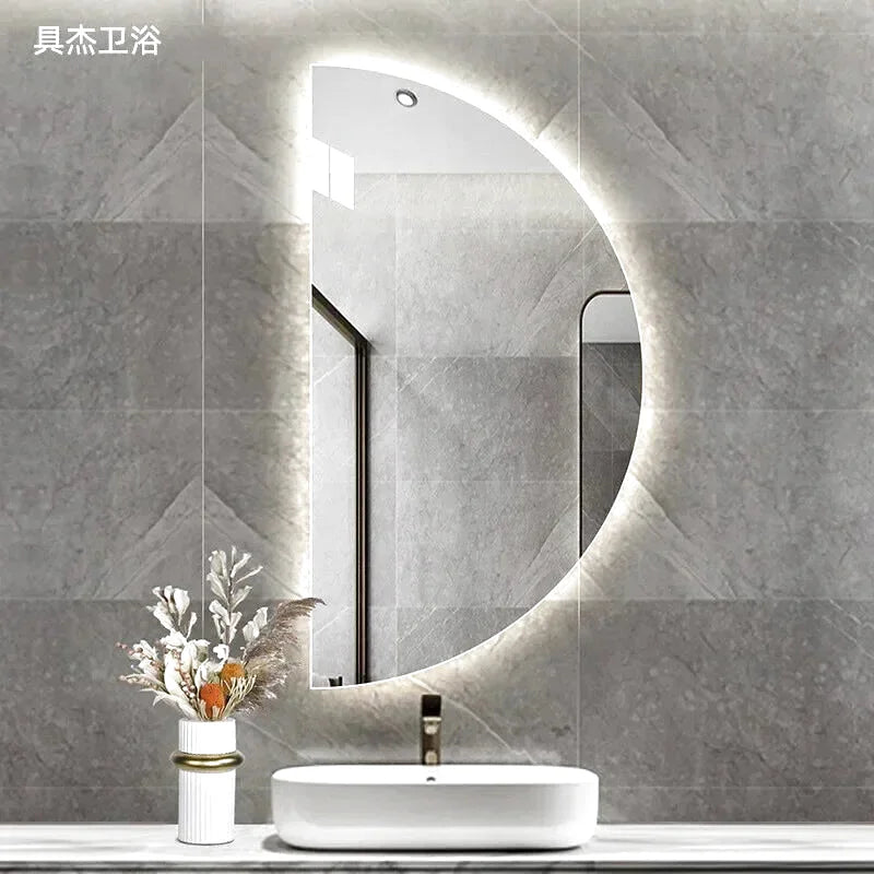 Miroir Demi-Cercle Led