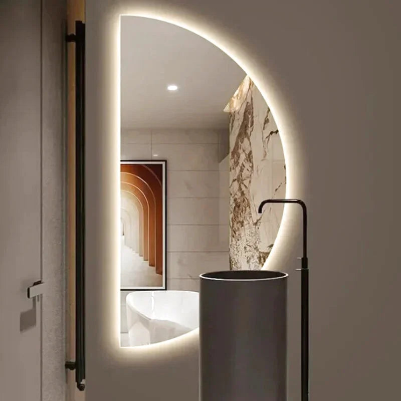 Miroir Demi-Cercle Led
