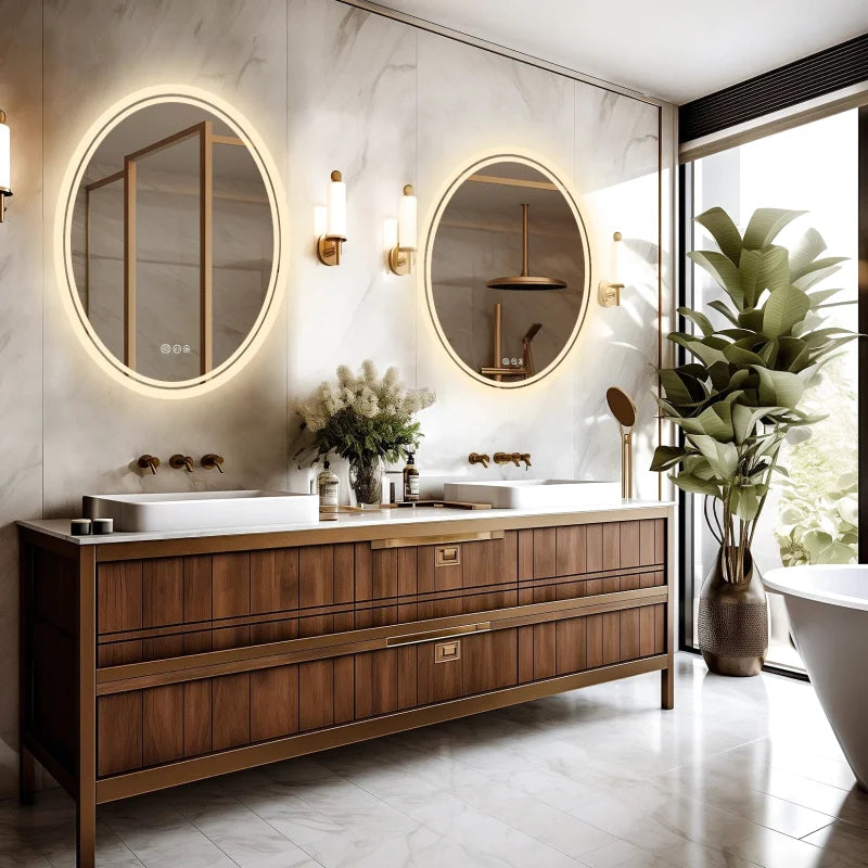 Miroir LED Ovale