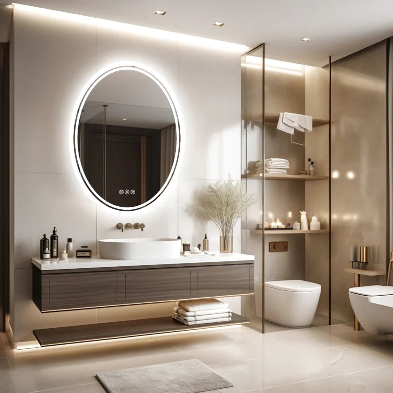 Miroir LED Ovale