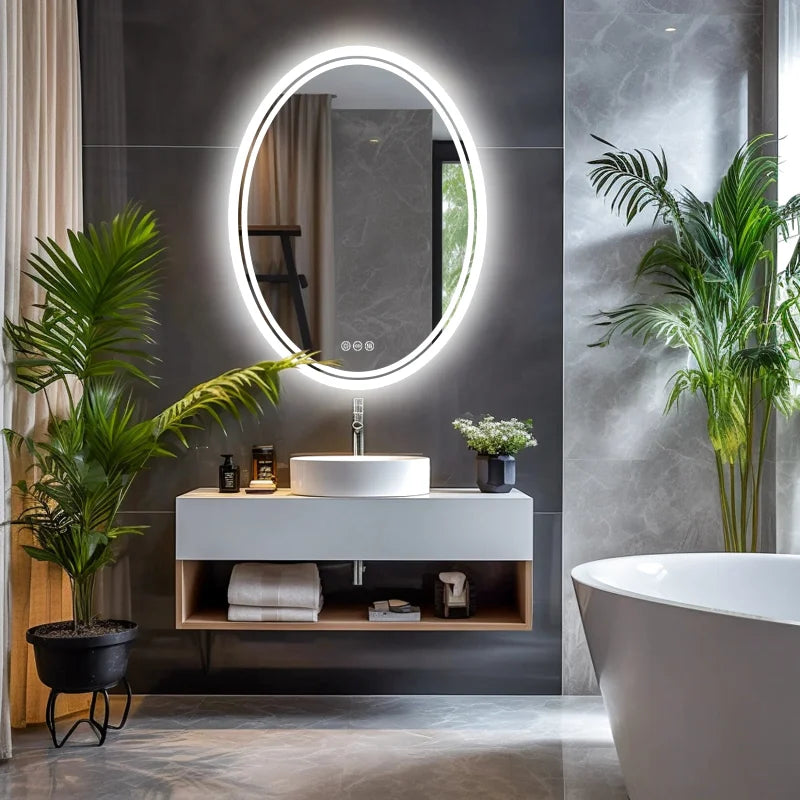 Miroir LED Ovale