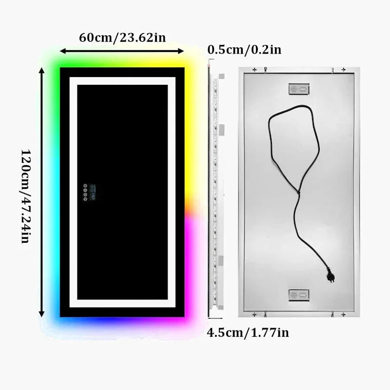 Miroir Salle De Bain 120 Cm LED Anti Buée