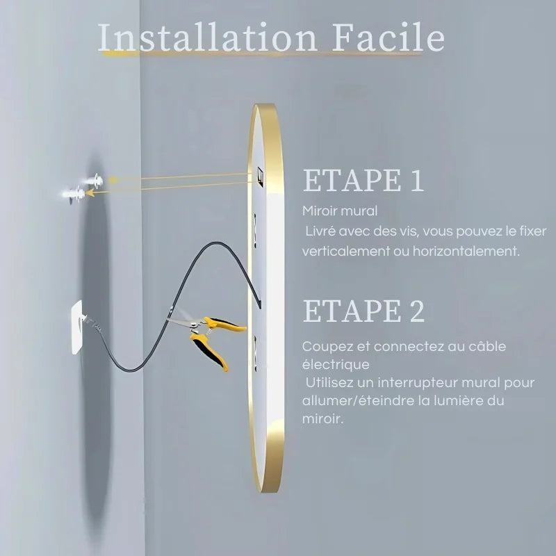 Grand Miroir Led