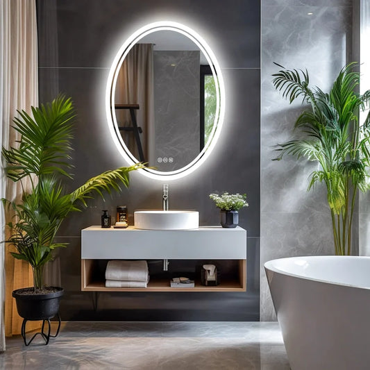 Miroir LED Ovale