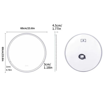 Miroir Rond LED 60 Cm