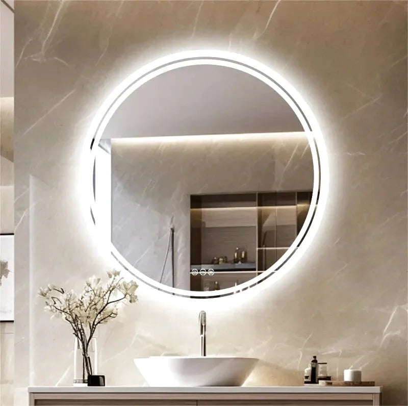 Miroir Rond LED 60 Cm