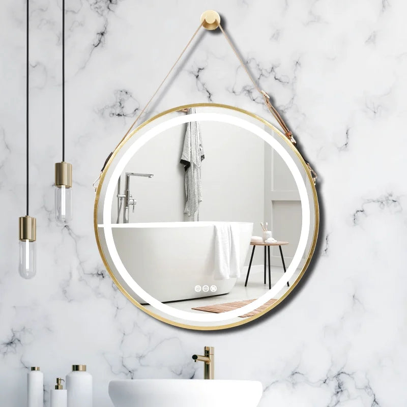 Miroir Rond Led 80 Cm